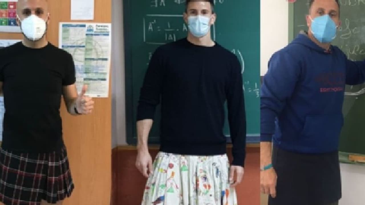 പതിനഞ്ചുകാരന്‍ സ്‌കൂളിലേക്ക് പാവാട ധരിച്ചെത്തി; പിന്നാലെ അധ്യാപകരും...