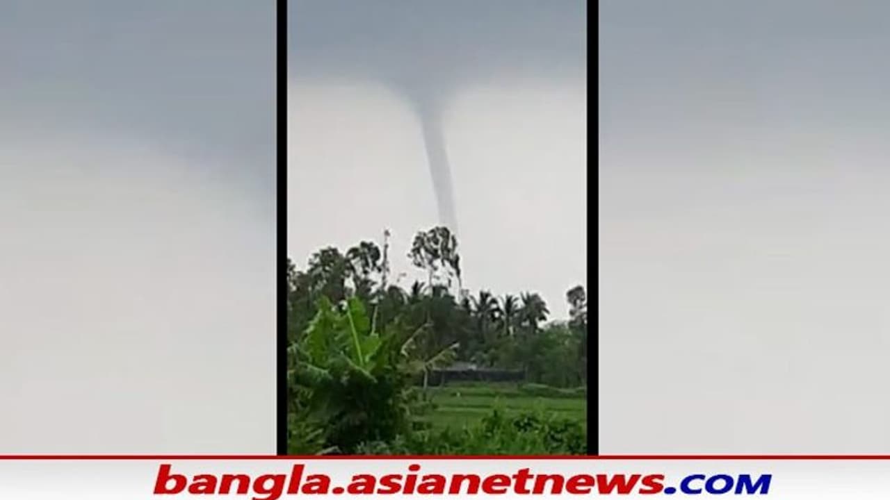 হুগলি নদীর উপর টর্নেডো, আধঘণ্টা স্থায়ী ছিল জলস্তম্ভ, আতঙ্ক এলাকায় হুগলি নদীর উপর টর্নেডো, আধঘণ্টা স্থায়ী ছিল জলস্তম্ভ, আতঙ্ক এলাকায়