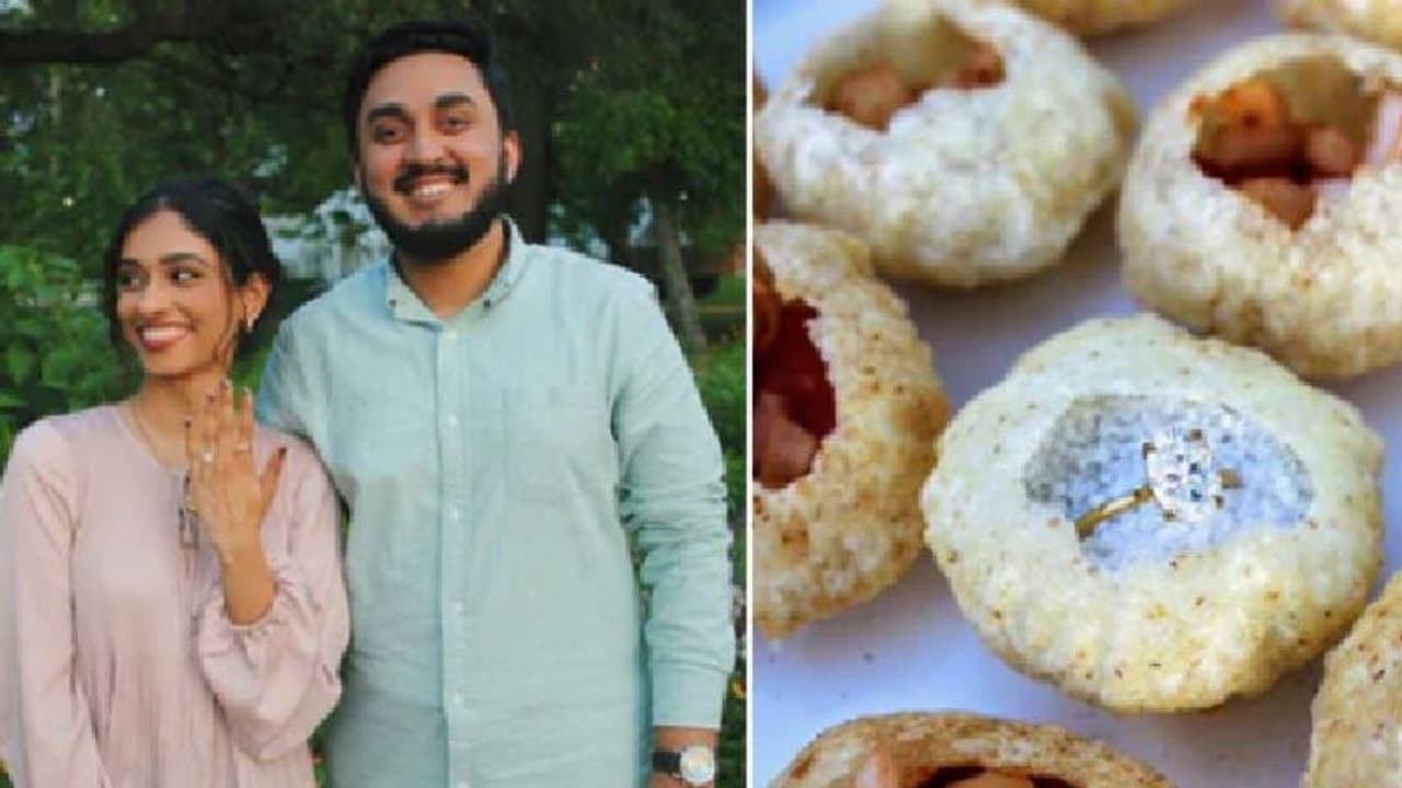 കാമുകി ഭക്ഷണപ്രിയ ആണെങ്കില് ഇങ്ങനെയും 'എന്ഗേജ്മെന്റ്' ആകാം; പക്ഷേ ശ്രദ്ധിക്കണം... കാമുകി ഭക്ഷണപ്രിയ ആണെങ്കില് ഇങ്ങനെയും 'എന്ഗേജ്മെന്റ്' ആകാം; പക്ഷേ ശ്രദ്ധിക്കണം...