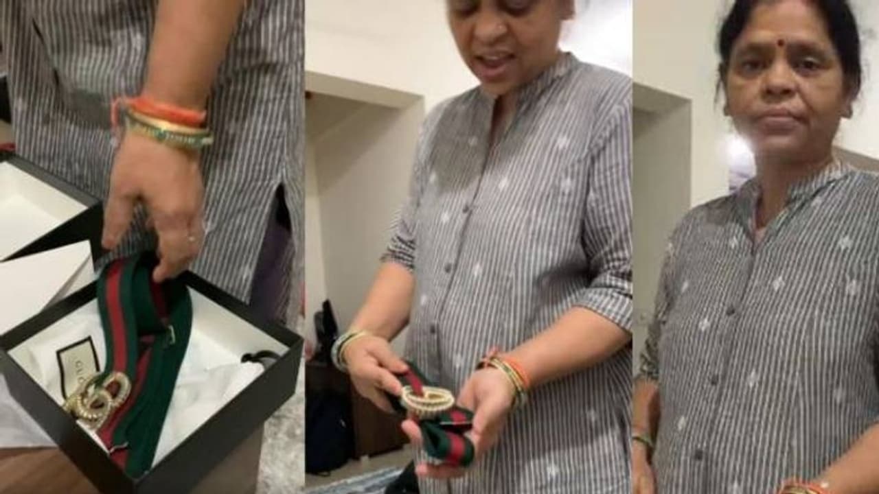 ‘ബെൽറ്റിന് 35000 രൂപയോ? 150ന് കിട്ടിയേനെ’; മകളുടെ ഷോപ്പിങ് കണ്ട് കണ്ണു തള്ളി അമ്മ; വീഡിയോ വൈറല്‍