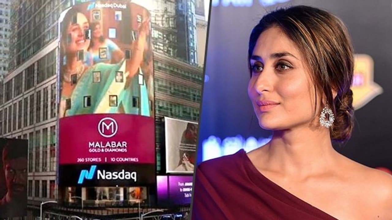 Kareena Kapoor takes over Times Square in New York City; take a look Kareena Kapoor takes over Times Square in New York City; take a look