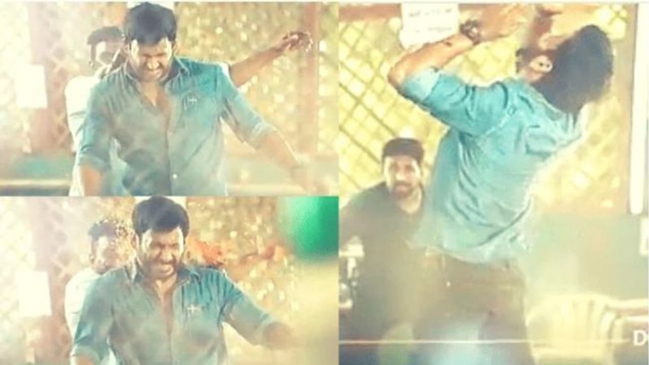 విశాల్ తలపై పగిలిన సీసా.. కానీ కంటిన్యూగా షూటింగ్ విశాల్ తలపై పగిలిన సీసా.. కానీ కంటిన్యూగా షూటింగ్