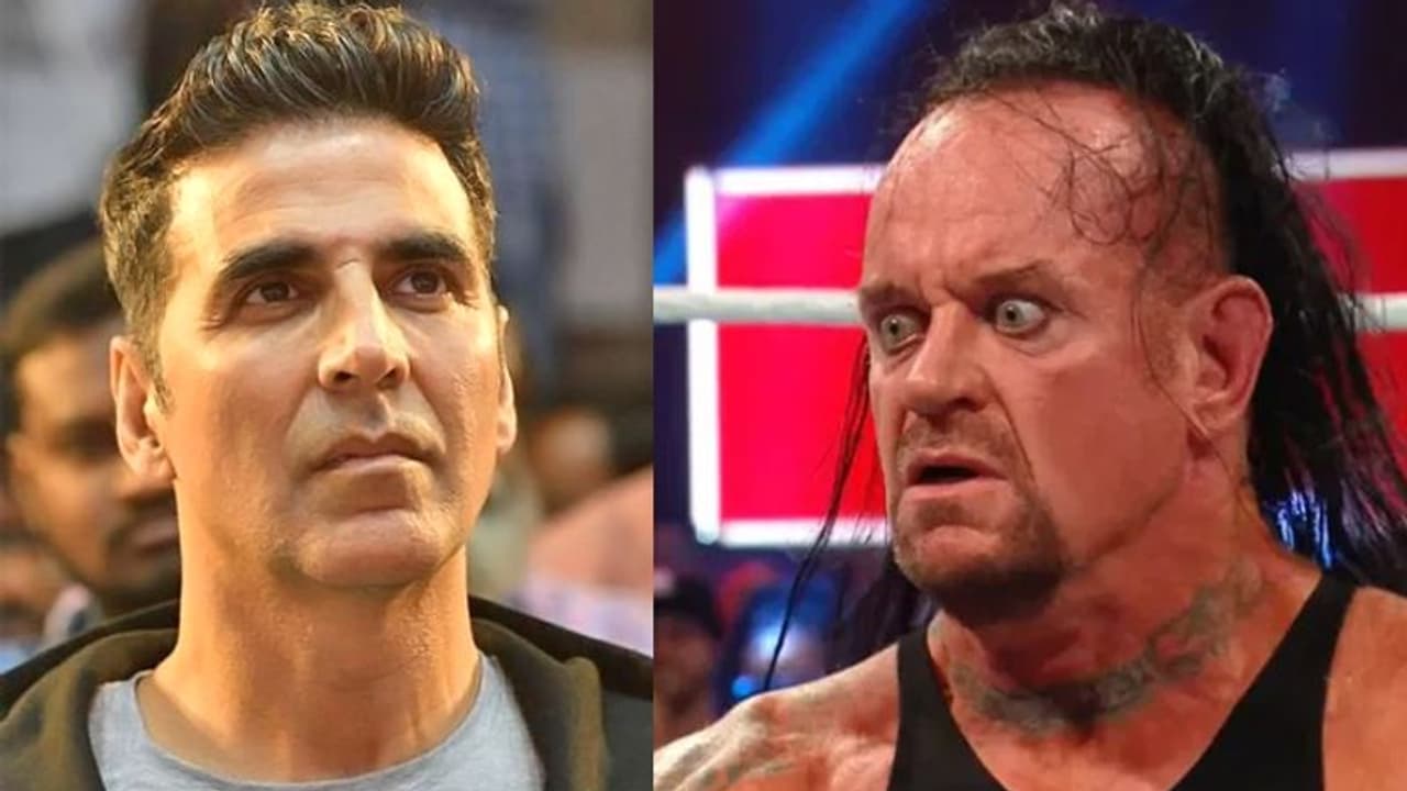 अंडरटेकर ने अक्षय कुमार को दी रियल फाइट की चुनौती, एक्टर ने कहा इंश्योरेंस चेक करके आता हूं भाई अंडरटेकर ने अक्षय कुमार को दी रियल फाइट की चुनौती, एक्टर ने कहा इंश्योरेंस चेक करके आता हूं भाई