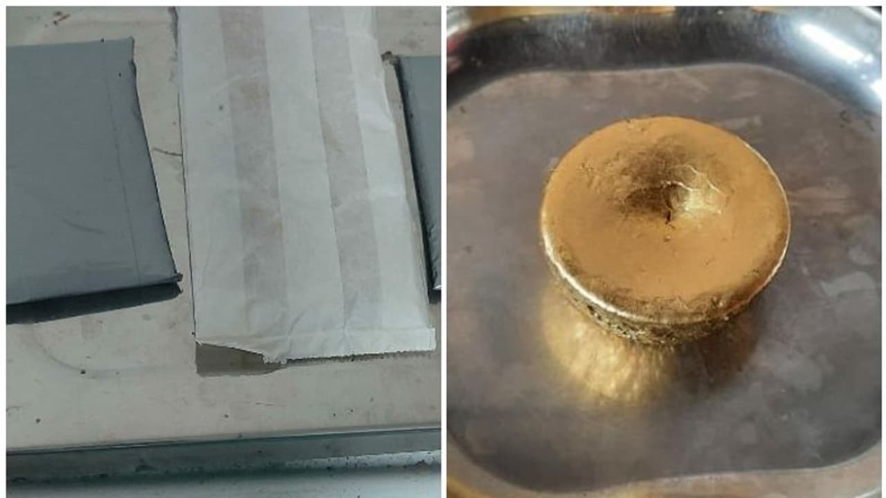 കരിപ്പൂരിൽ വൻ സ്വർണവേട്ട; 7 കിലോ സ്വർണവുമായി അഞ്ച് യാത്രക്കാർ പിടിയിലായി കരിപ്പൂരിൽ വൻ സ്വർണവേട്ട; 7 കിലോ സ്വർണവുമായി അഞ്ച് യാത്രക്കാർ പിടിയിലായി