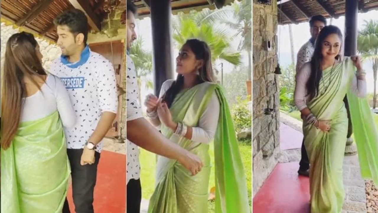 'അമ്പാടിക്കൊപ്പം റൊമാന്റിക്കായി അലീന പീറ്റർ'; വീഡിയോ പങ്കുവച്ച് ശ്രീതു