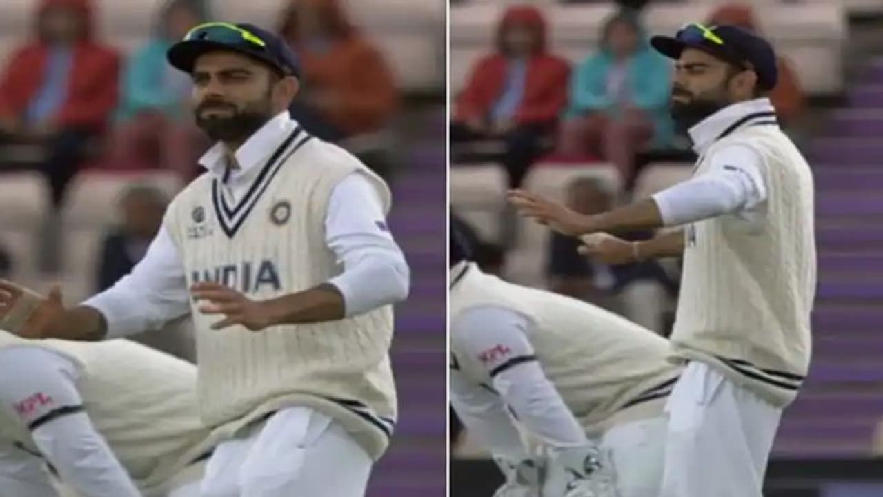 WTC Finals के बीच में इस तरह भांगड़ा करते नजर आए कप्तान कोहली, वीडियो हुआ वायरल WTC Finals के बीच में इस तरह भांगड़ा करते नजर आए कप्तान कोहली, वीडियो हुआ वायरल