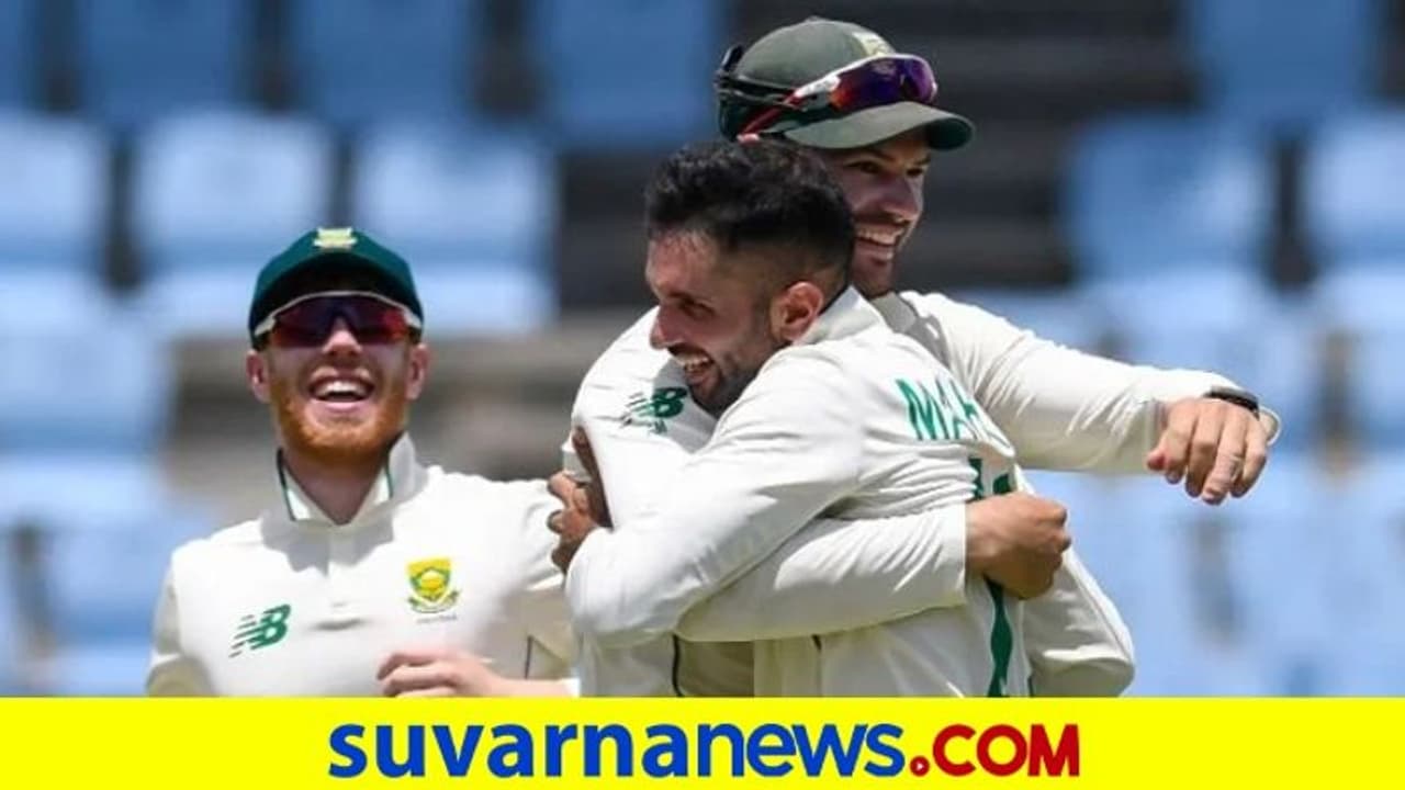 ವಿಂಡೀಸ್ ಎದುರು ಹ್ಯಾಟ್ರಿಕ್ ವಿಕೆಟ್ ಕಬಳಿಸಿದ ಕೇಶವ್ ಮಹಾರಾಜ್ ವಿಂಡೀಸ್ ಎದುರು ಹ್ಯಾಟ್ರಿಕ್ ವಿಕೆಟ್ ಕಬಳಿಸಿದ ಕೇಶವ್ ಮಹಾರಾಜ್