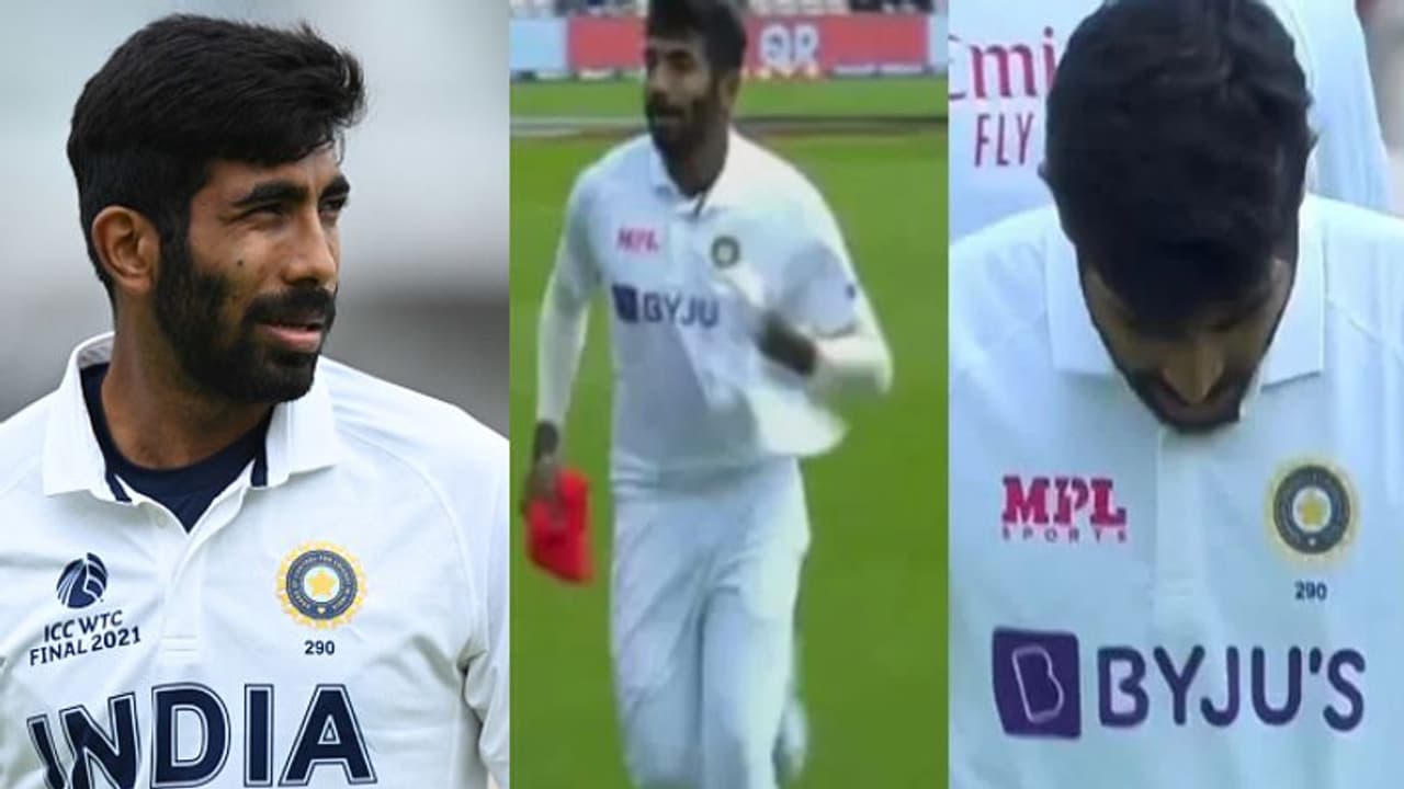 খেলার মাঝে হঠাৎই ড্রেসিং রুমে ছুট লাগালেন বুমরা, কারণটা কী খেলার মাঝে হঠাৎই ড্রেসিং রুমে ছুট লাগালেন বুমরা, কারণটা কী