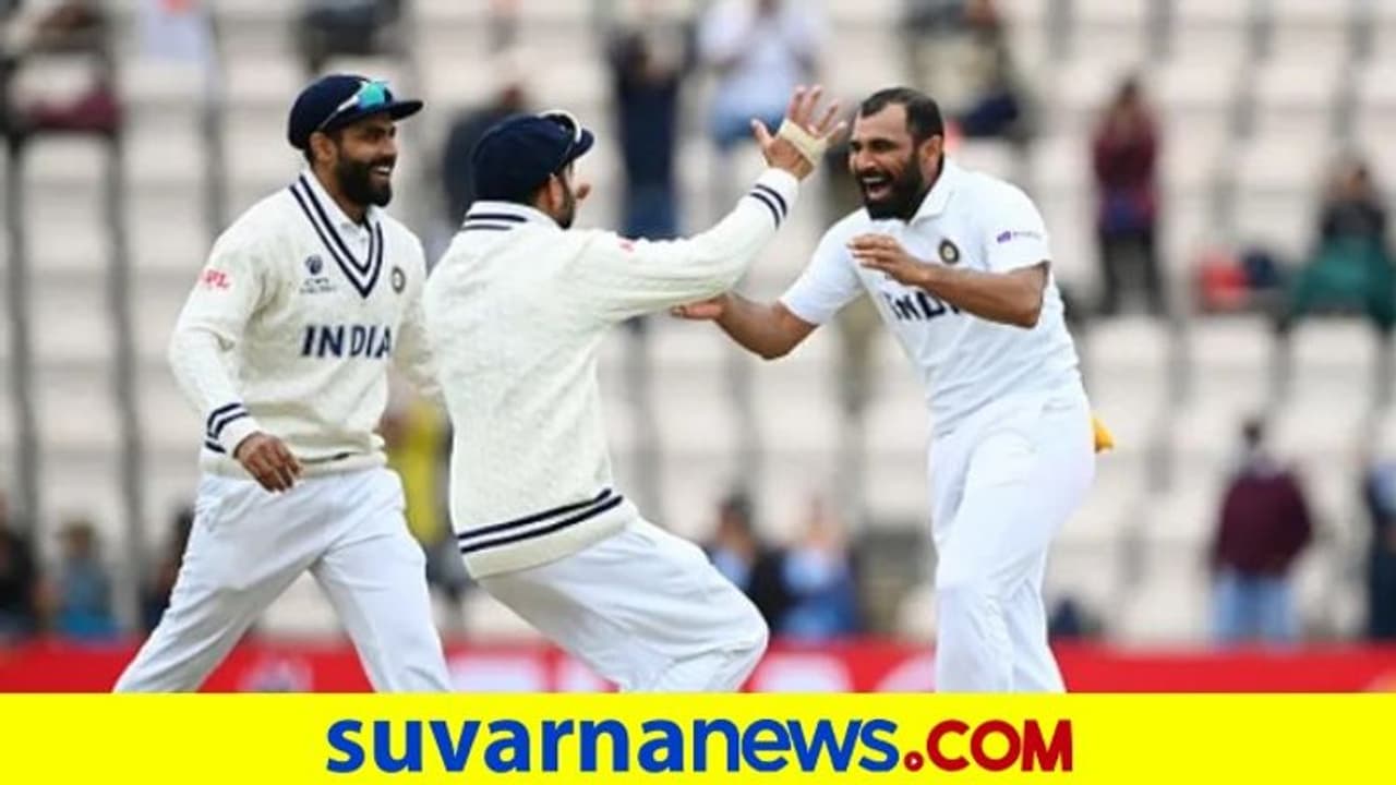 ಟೆಸ್ಟ್ ಚಾಂಪಿಯನ್ಶಿಪ್ ಫೈನಲ್: ಕಿವೀಸ್ ಬಳಗಕ್ಕೆ ಭಾರತ ತಿರುಗೇಟು ಟೆಸ್ಟ್ ಚಾಂಪಿಯನ್ಶಿಪ್ ಫೈನಲ್: ಕಿವೀಸ್ ಬಳಗಕ್ಕೆ ಭಾರತ ತಿರುಗೇಟು