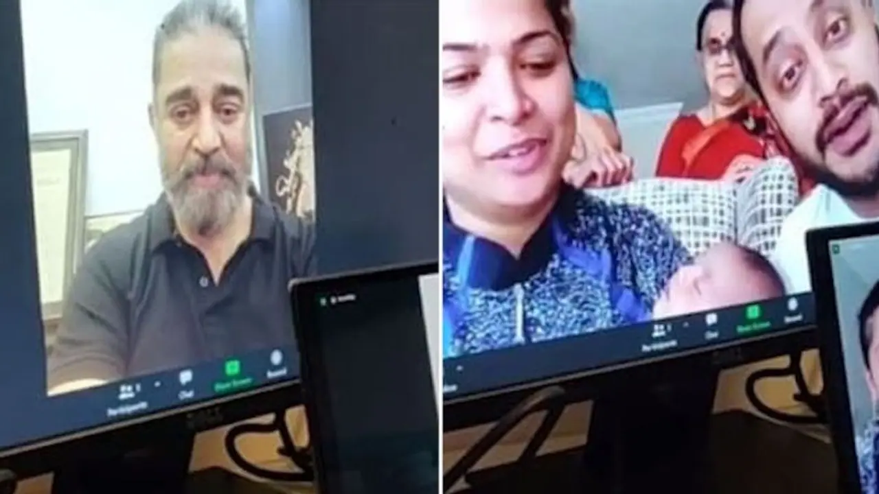 Kamal Haasan video chats with die hard fan suffering from brain cancer, check viral post Kamal Haasan video chats with die hard fan suffering from brain cancer, check viral post