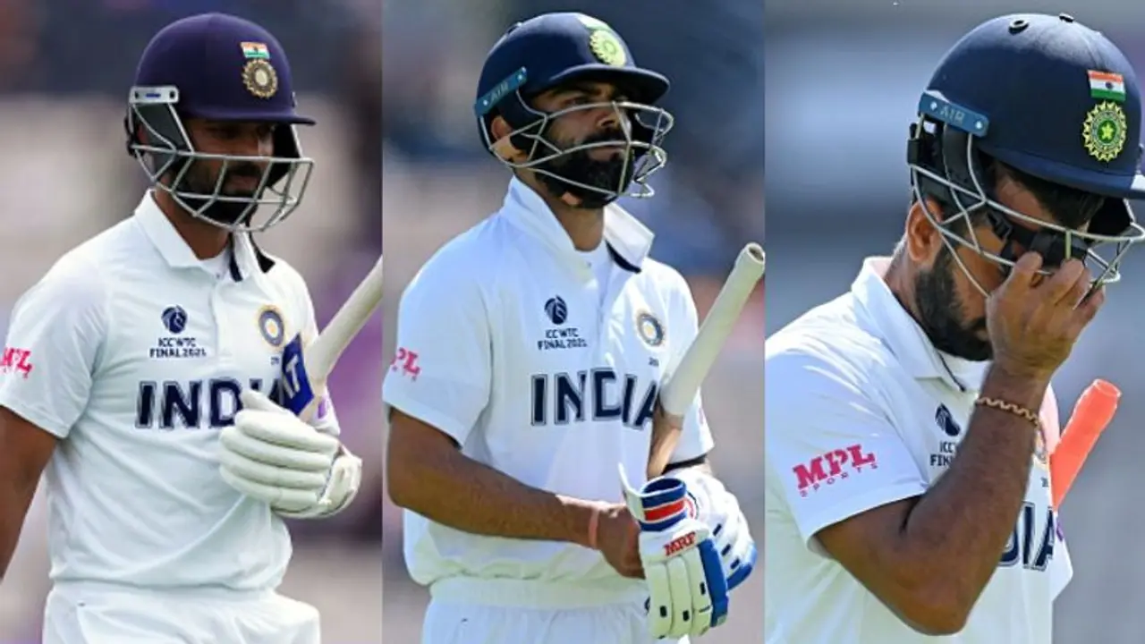 লাঞ্চের আগেই আউট কোহলি পুজারা রাহানে, শেষ দিনে চাপে টিম ইন্ডিয়া লাঞ্চের আগেই আউট কোহলি পুজারা রাহানে, শেষ দিনে চাপে টিম ইন্ডিয়া