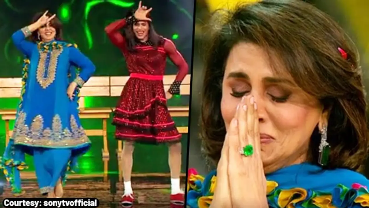 Neetu Kapoor tears up after Super Dancer competitors pay tribute to Rishi Kapoor; Watch Video