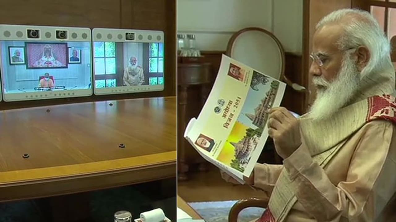 PM Modi holds virtual meet with UP CM Yogi Adityanath to review Ayodhya vision document