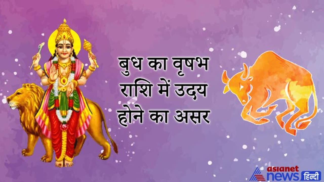 वृषभ राशि में उदय हुआ बुध, देश की अर्थव्यवस्था में हो सकता है सुधार, स्टूडेंट्स के लिए अच्छा है ये समय वृषभ राशि में उदय हुआ बुध, देश की अर्थव्यवस्था में हो सकता है सुधार, स्टूडेंट्स के लिए अच्छा है ये समय