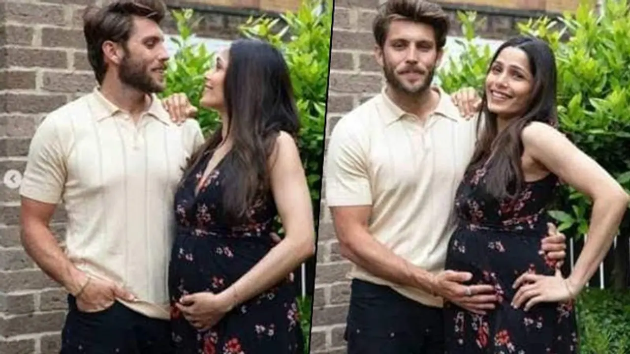 Freida Pinto flaunts baby bump in latest post with fiance Cory Tran, Check pictures