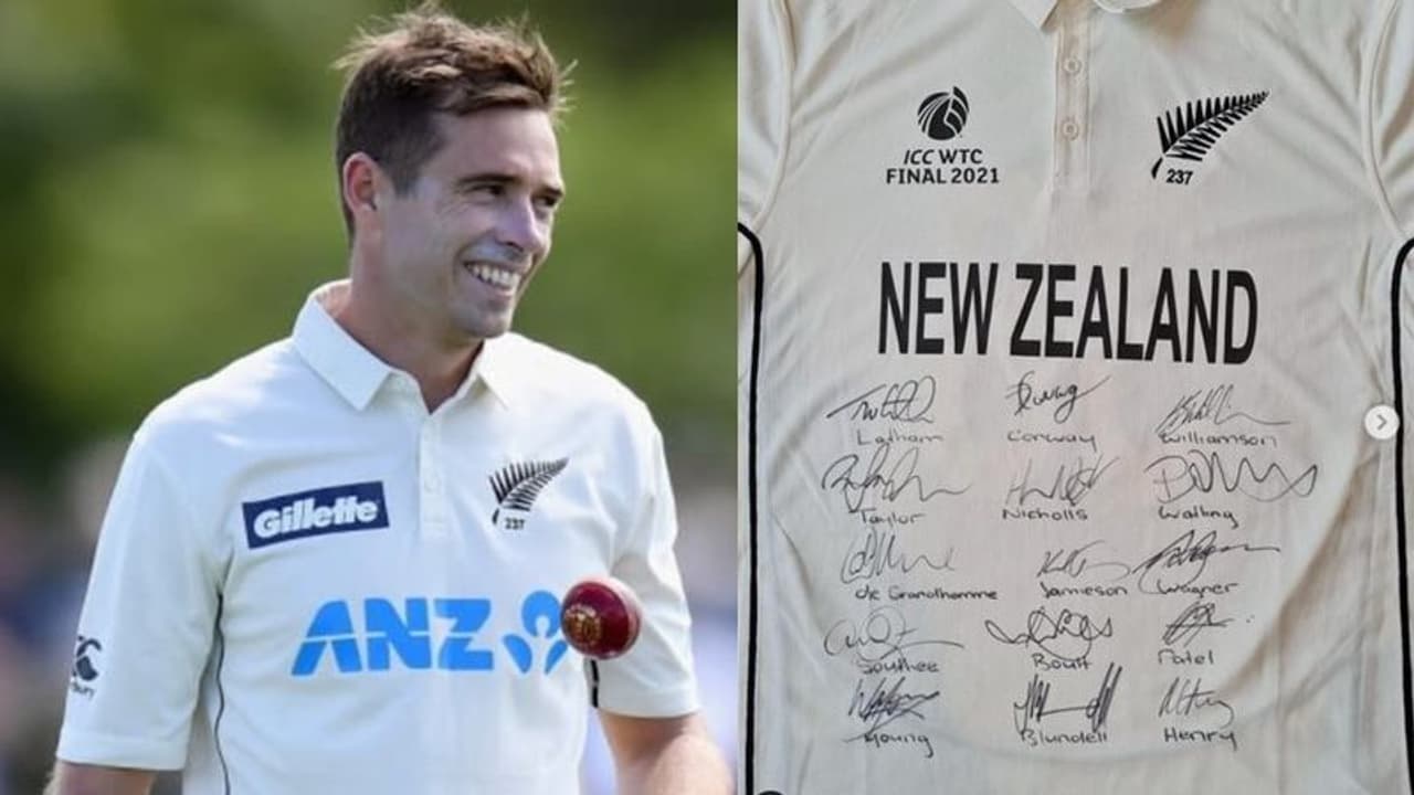 মানবিকতার নজির সাউদির, ক্যানসার আক্রান্ত শিশুর চিকিৎসায় নিলামে তুললেন ফাইনালের জার্সি মানবিকতার নজির সাউদির, ক্যানসার আক্রান্ত শিশুর চিকিৎসায় নিলামে তুললেন ফাইনালের জার্সি