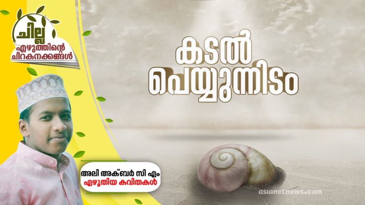 കടല് പെയ്യുന്നിടം, അലി അക്ബര് സി എം എഴുതിയ കവിത കടല് പെയ്യുന്നിടം, അലി അക്ബര് സി എം എഴുതിയ കവിത