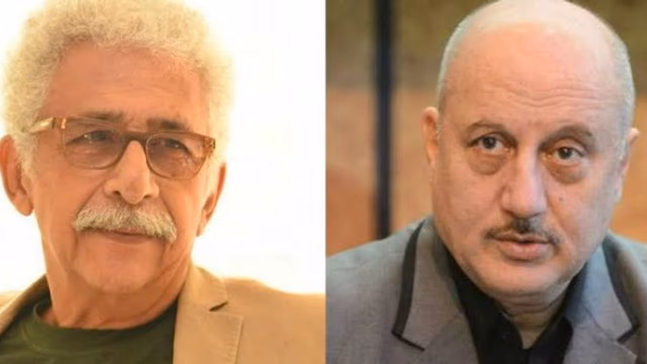 Anupam Kher prays for actor Naseeruddin Shah's health, expresses his wish to work with him, Check Tweet Anupam Kher prays for actor Naseeruddin Shah's health, expresses his wish to work with him, Check Tweet