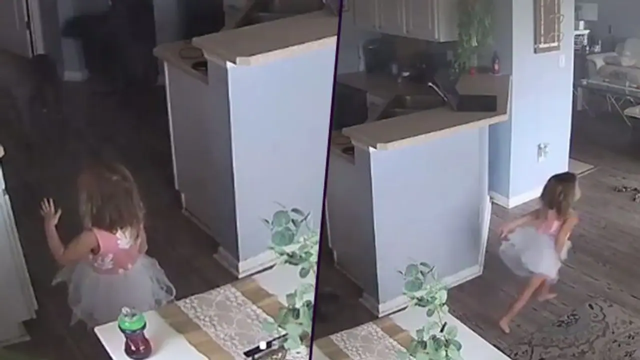 Four year old girl spots fire in kitchen; Find out how she saves home