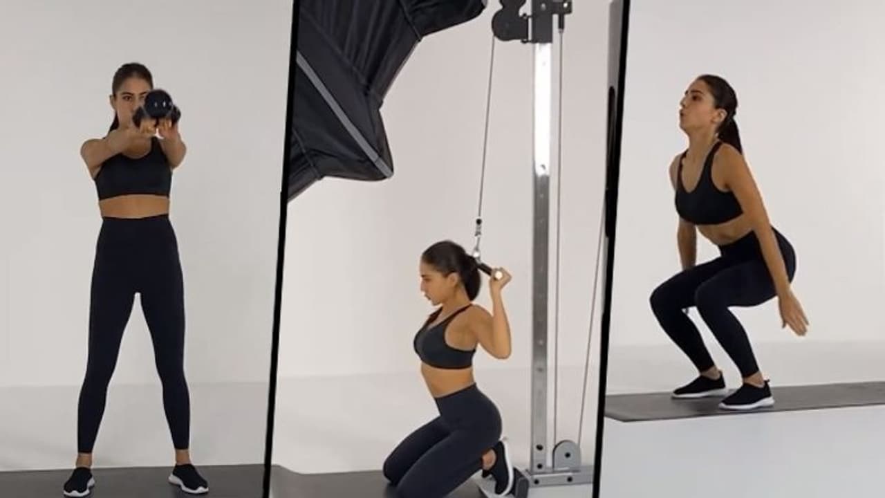 Sara Ali Khan's sets internet on fire with latest workout post, looks fit and fabulous; watch video