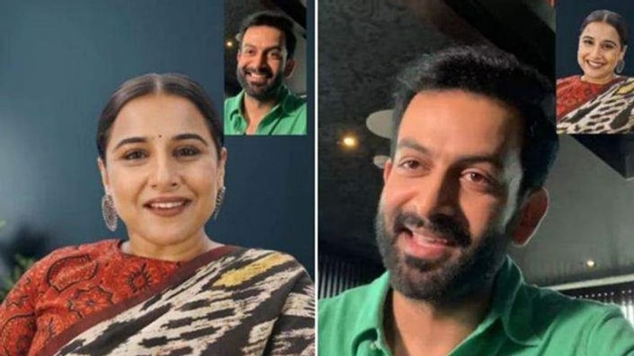 Here's what happened when 'Cold Case's Prithviraj Sukumaran met 'Sherni's Vidya Balan, watch video
