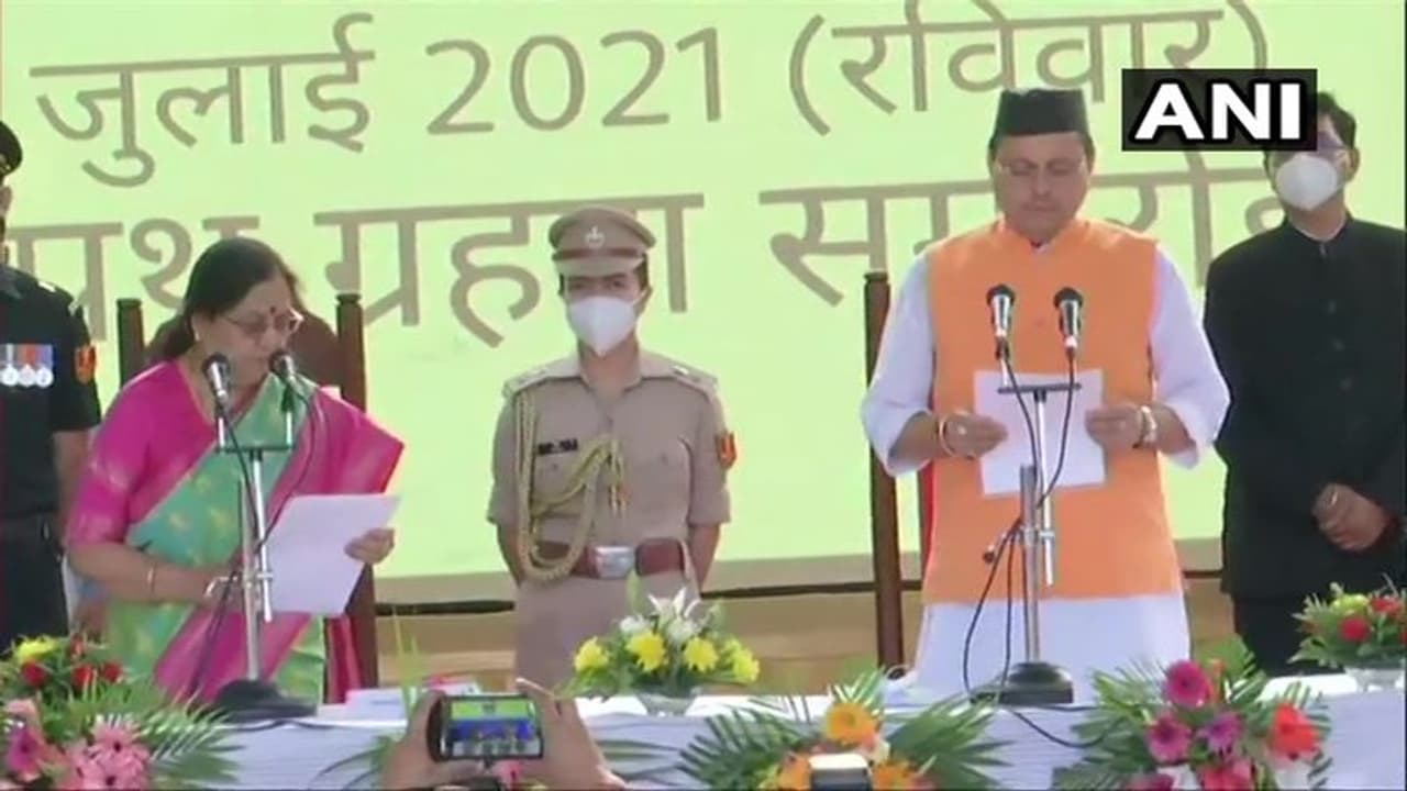 Pushkar Singh Dhami sworn in as Uttarakhand’s 11th CM; 8 other ministers take oath