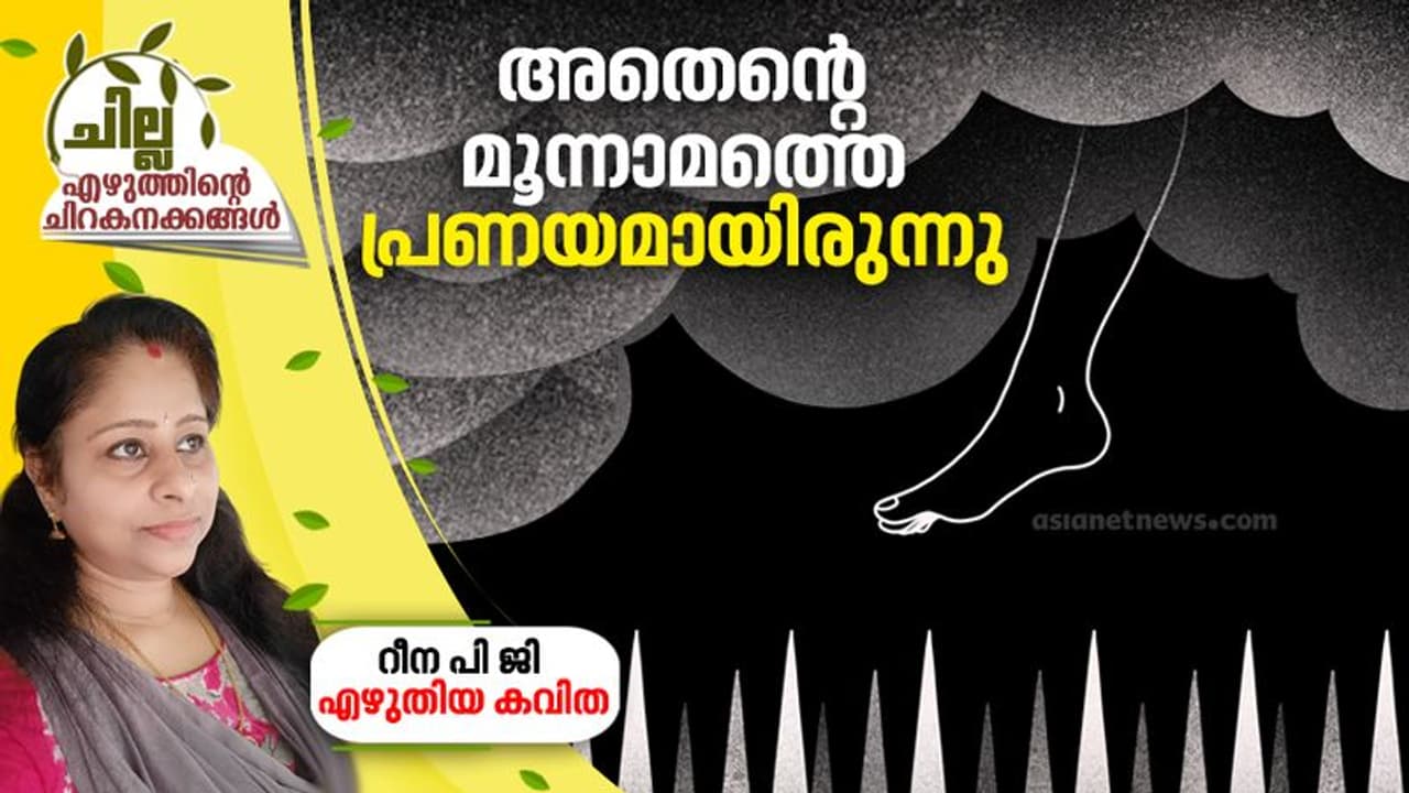 അതെന്റെ മൂന്നാമത്തെ പ്രണയമായിരുന്നു, റീന പി ജി എഴുതിയ കവിത