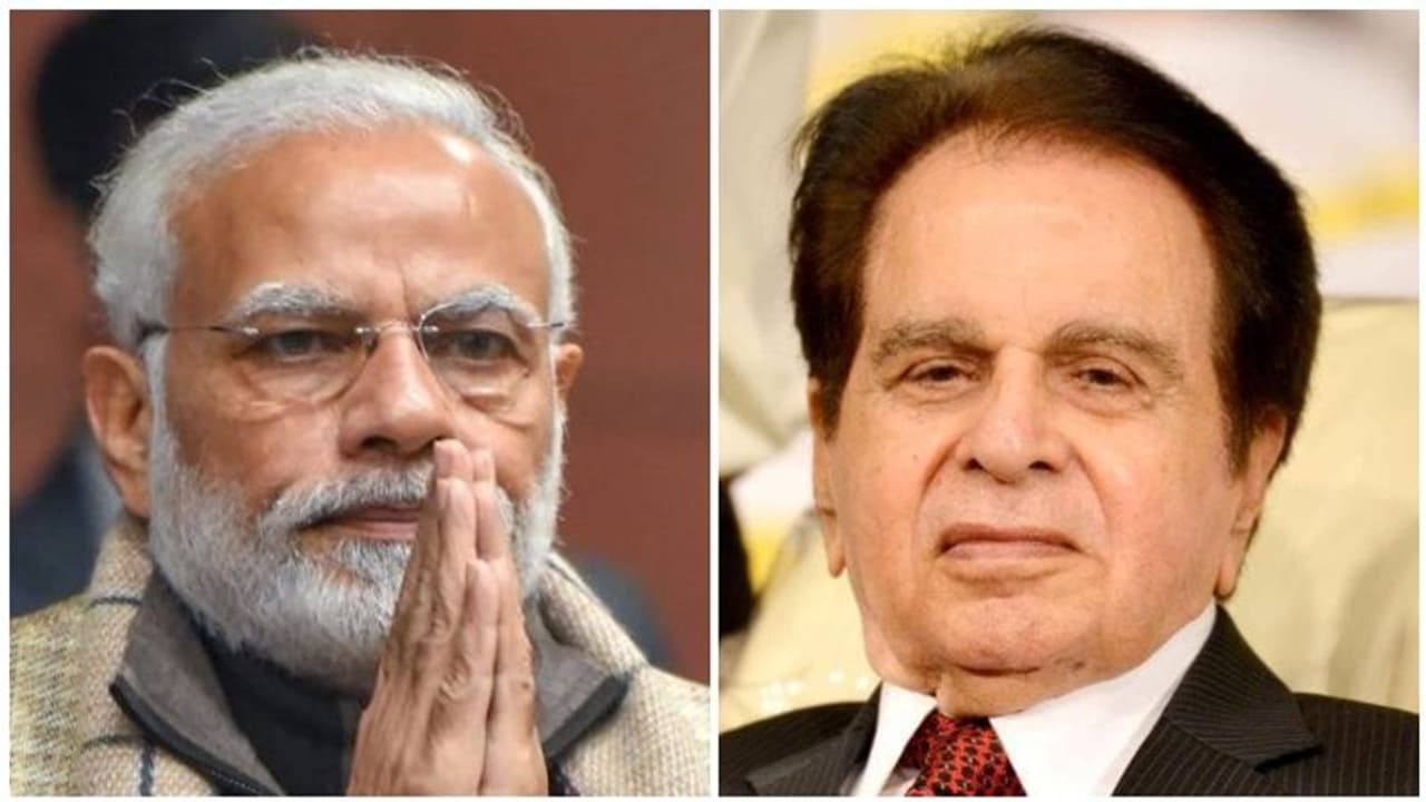 நடிகர் திலீப் குமார் மறைவுக்கு பிரதமர் மோடி இரங்கல்..! நடிகர் திலீப் குமார் மறைவுக்கு பிரதமர் மோடி இரங்கல்..!