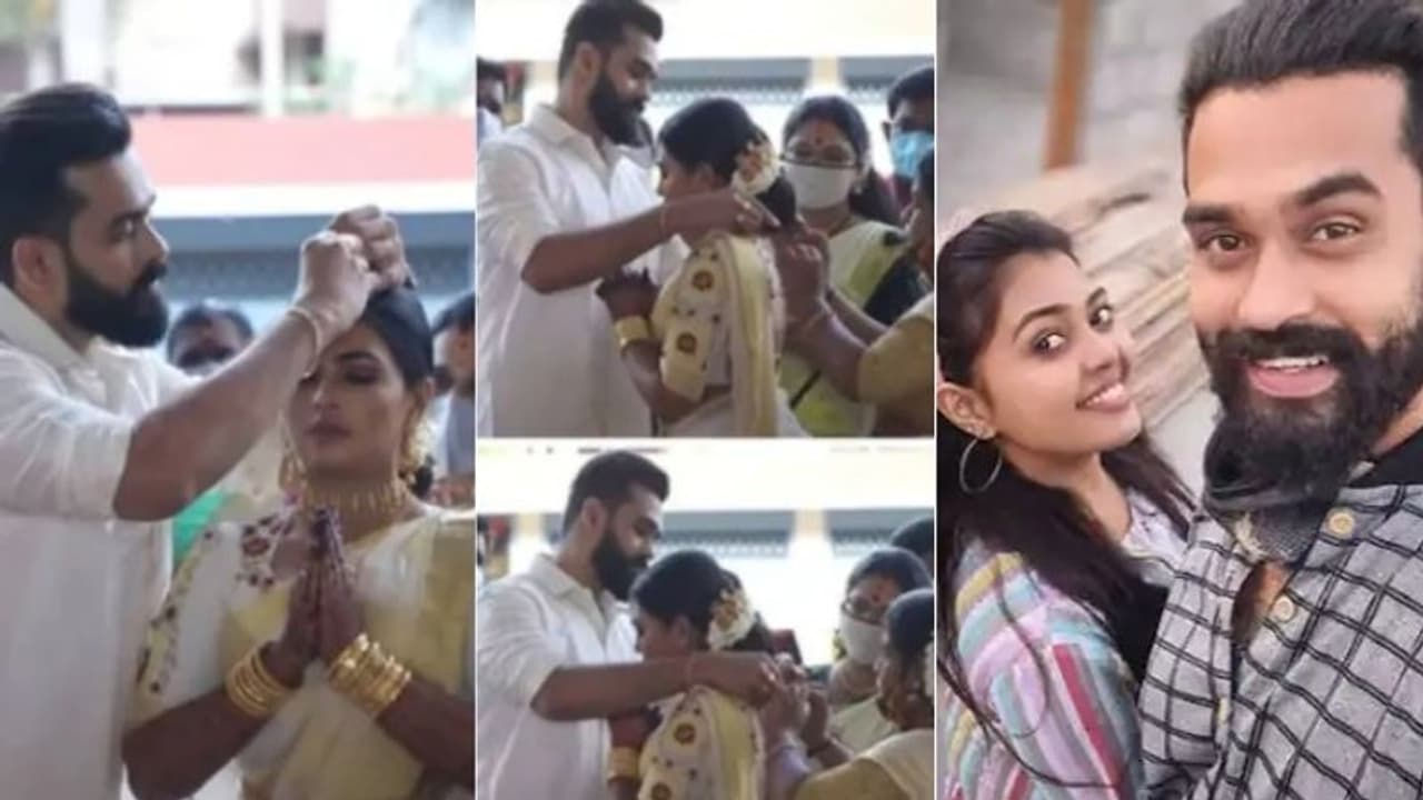 ഇനിയിവർ 'മൃദ്വ'; നടി മൃദുലയും നടന് യുവകൃഷ്ണയും വിവാഹിതരായി ഇനിയിവർ 'മൃദ്വ'; നടി മൃദുലയും നടന് യുവകൃഷ്ണയും വിവാഹിതരായി