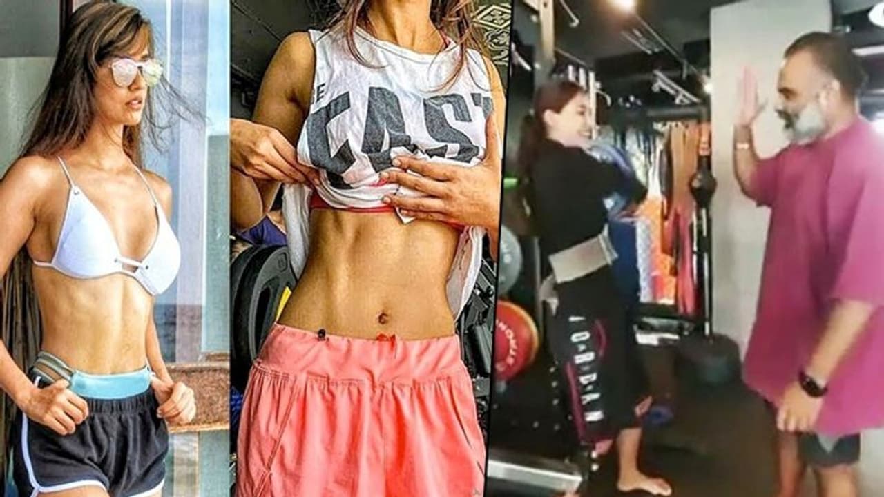 JUST WOW: Disha Patani squats with 80 kg weights on barbell (WATCH) JUST WOW: Disha Patani squats with 80 kg weights on barbell (WATCH)
