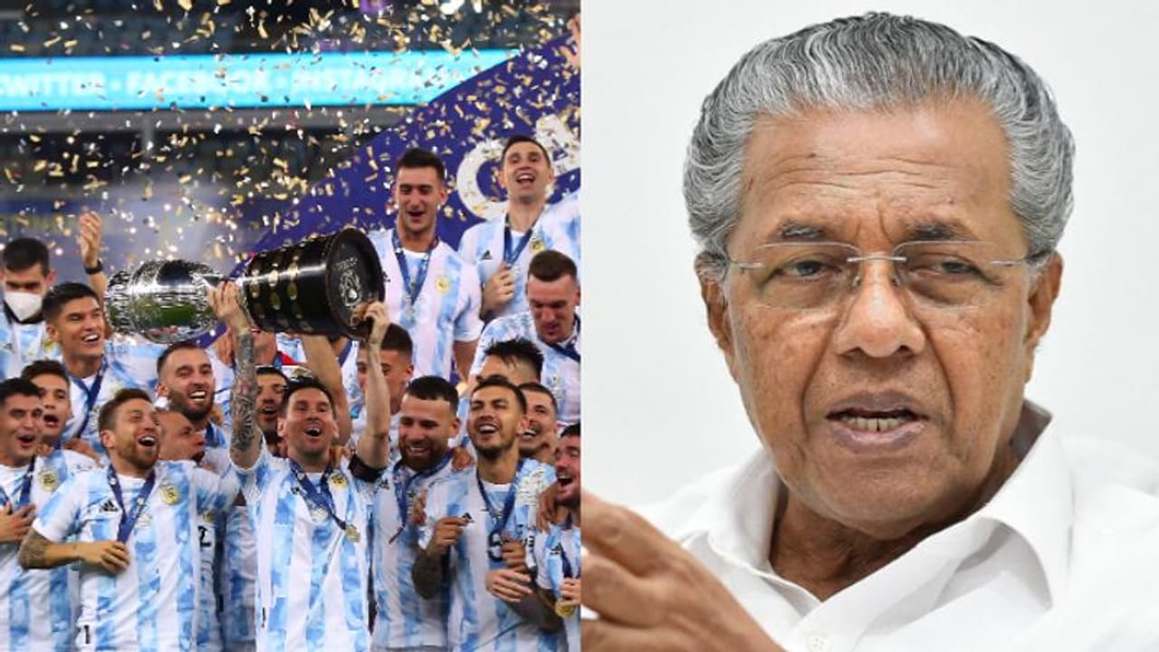 മെസിയുടെ കിരീടധാരണം എത്രമാത്രം സുന്ദരം! ആവേശത്തില് പങ്കുചേര്ന്ന് മുഖ്യമന്ത്രി മെസിയുടെ കിരീടധാരണം എത്രമാത്രം സുന്ദരം! ആവേശത്തില് പങ്കുചേര്ന്ന് മുഖ്യമന്ത്രി