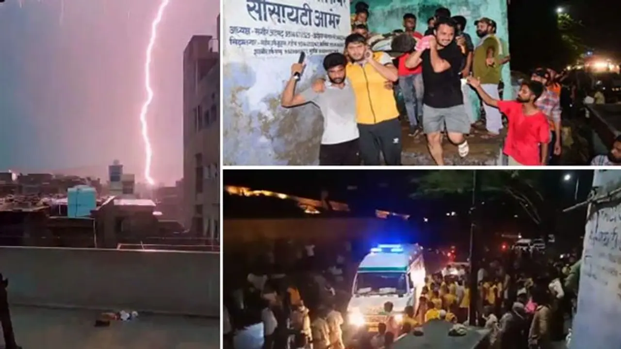 Blitz of lightning strikes kill 76 in 24 hours across Rajasthan, Uttar Pradesh and Madhya Pradesh