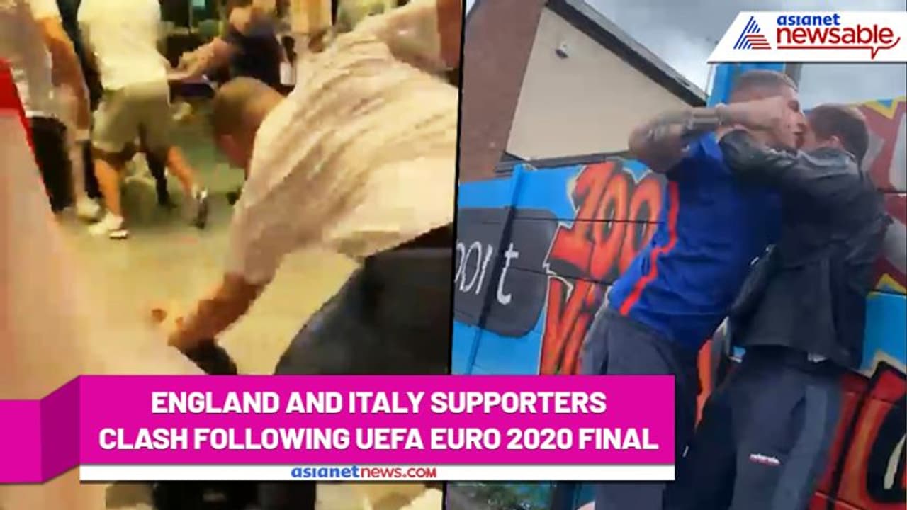 UEFA Euro 2020: England Italy supporters clash following final, videos go viral on social media UEFA Euro 2020: England Italy supporters clash following final, videos go viral on social media