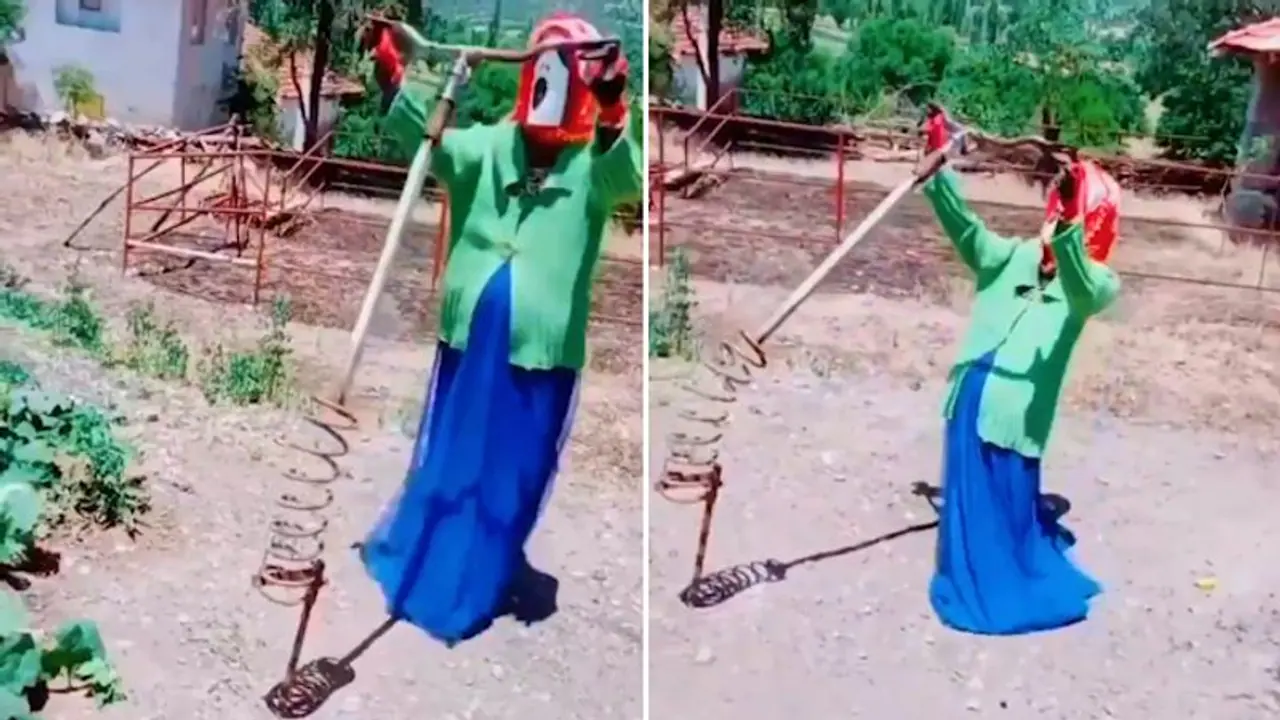 Horrifying scarecrow leaves internet scared; watch the video