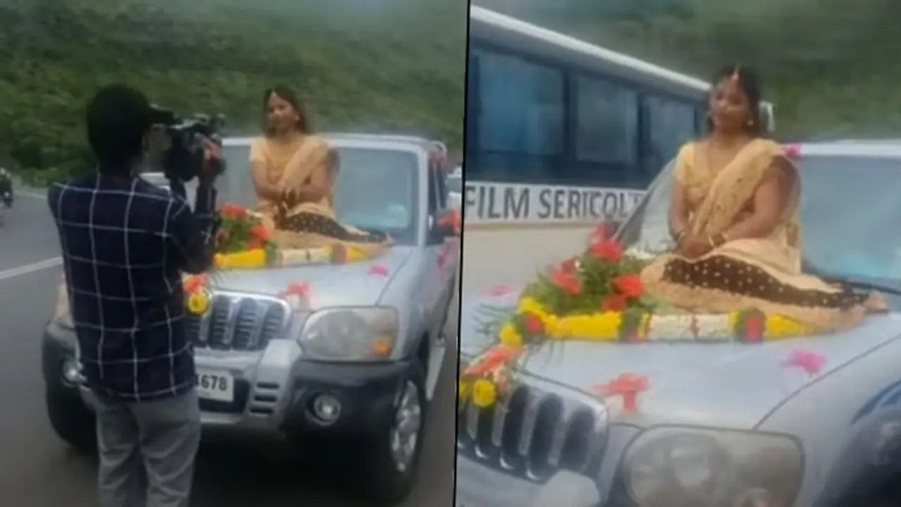 വധു വിവാഹത്തിനെത്തിയത് ഓടുന്ന സ്‍കോര്‍പിയോയുടെ ബോണറ്റില്‍, പിന്നെ സംഭവിച്ചത്!