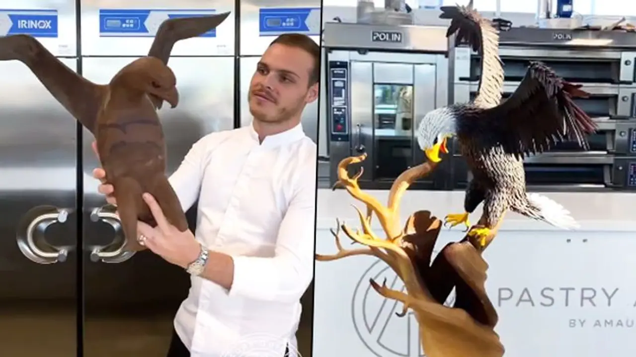 Want to eat an Eagle? Check out Chef Amaury Guichon's work of art (Watch)