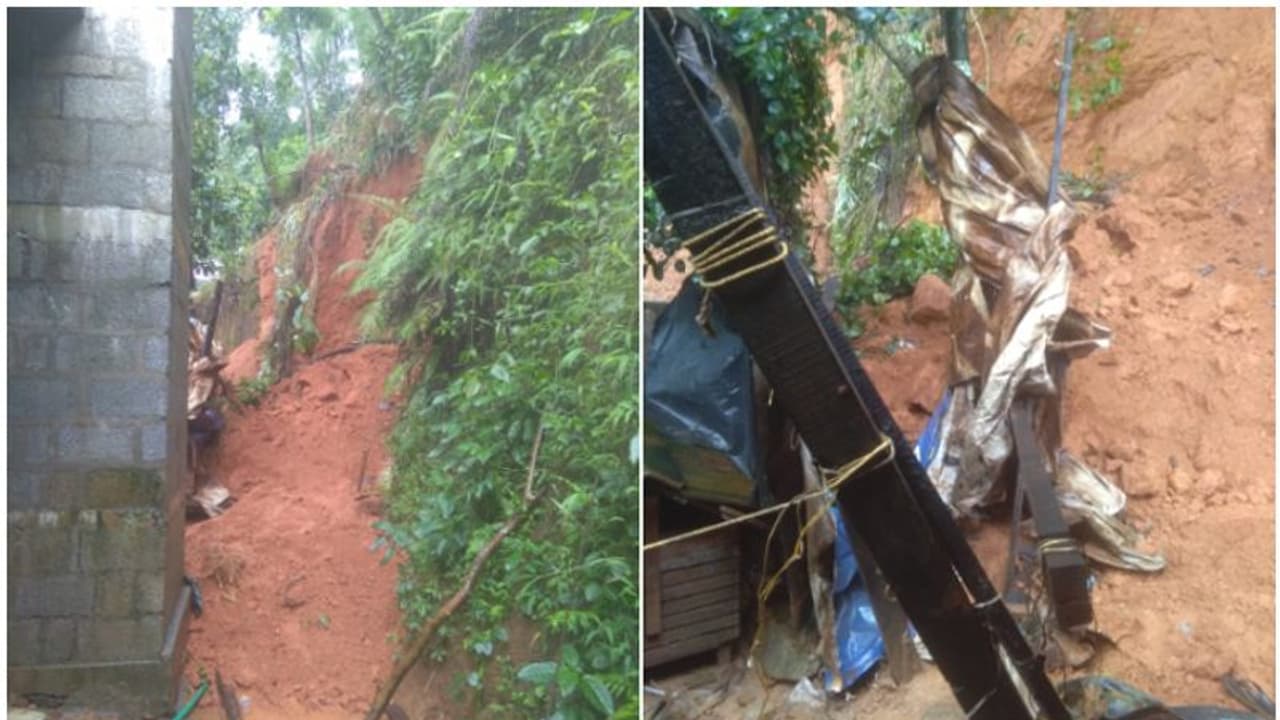 കോഴിക്കോട് വീടിന് പിറകിലെ മതിൽ ഇടിഞ്ഞ് വീണ് വീട്ടമ്മ മരിച്ചു കോഴിക്കോട് വീടിന് പിറകിലെ മതിൽ ഇടിഞ്ഞ് വീണ് വീട്ടമ്മ മരിച്ചു