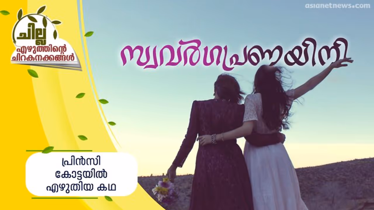 ഒരു ലെസ്ബിയന്‍ പ്രണയകഥയില്‍നിന്ന്, പ്രിന്‍സി കോട്ടയില്‍ എഴുതിയ കഥ