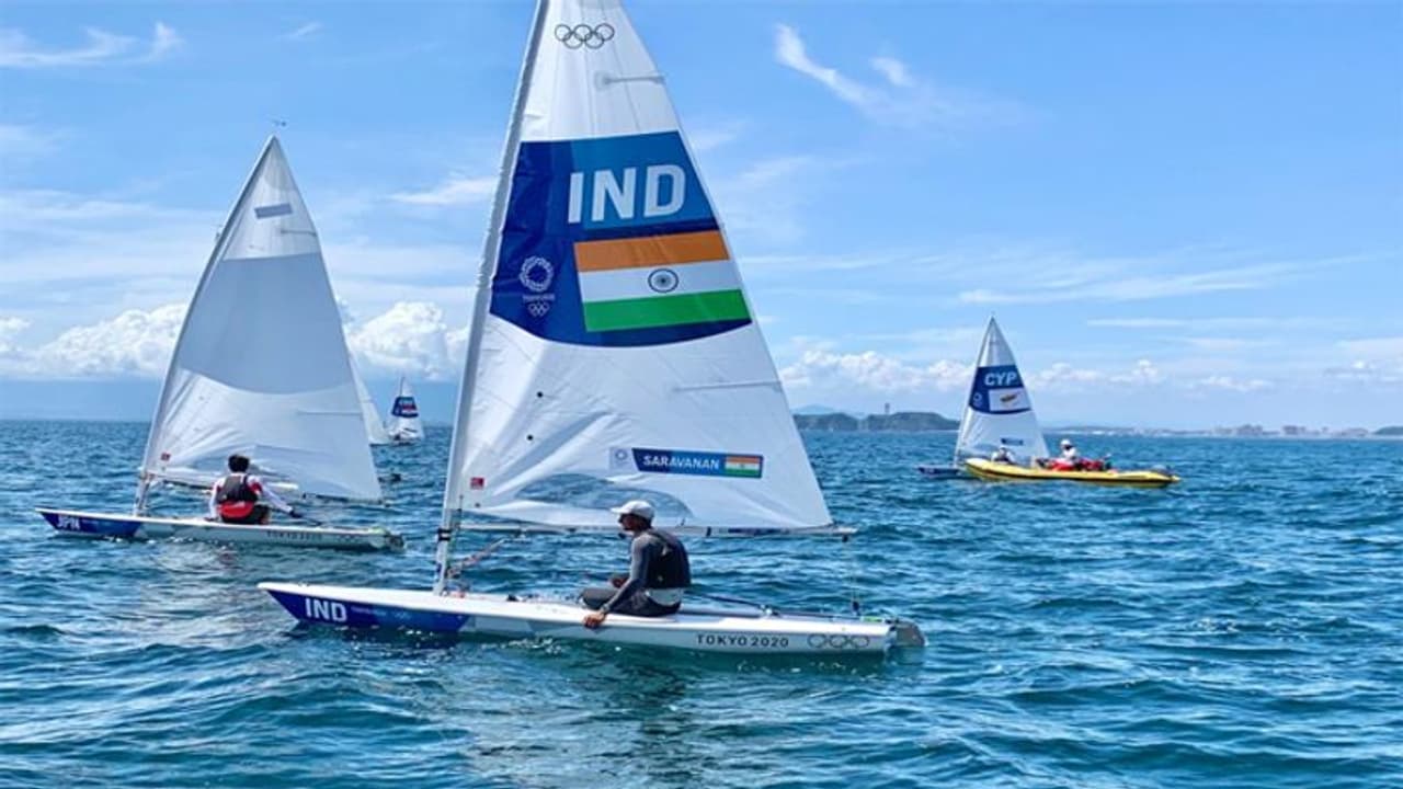 #Cheer4india: समुंदर में प्रैक्टिस करते भारतीय खिलाड़ी विष्णु सरवनन की फोटो वायरल #Cheer4india: समुंदर में प्रैक्टिस करते भारतीय खिलाड़ी विष्णु सरवनन की फोटो वायरल