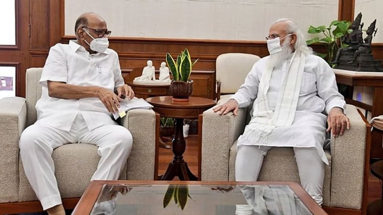 Sharad Pawar meets PM Modi, discusses 'issues of national interest'