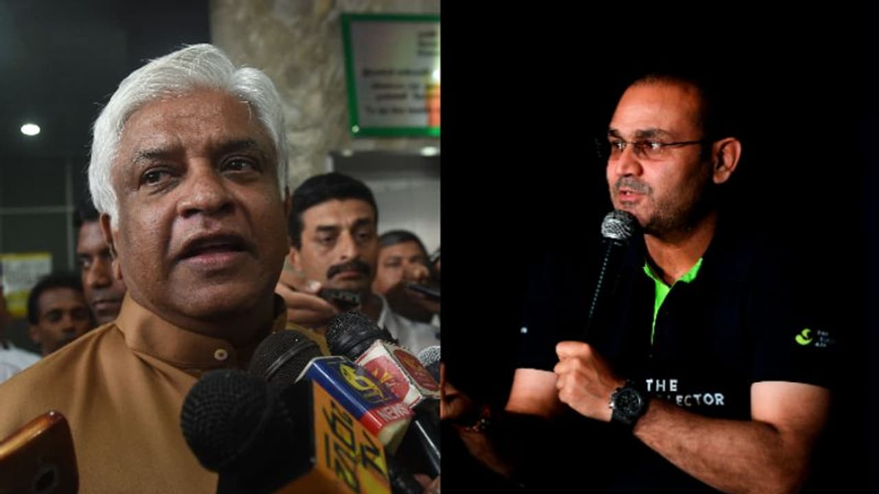 'ഒരു ടീമില് ഉള്ക്കൊള്ളിക്കാന് കഴിയാത്തത്ര താരങ്ങള് ഞങ്ങള്ക്കുണ്ട്'; രണതുംഗെക്ക് മറുപടിയുമായി വീരു 'ഒരു ടീമില് ഉള്ക്കൊള്ളിക്കാന് കഴിയാത്തത്ര താരങ്ങള് ഞങ്ങള്ക്കുണ്ട്'; രണതുംഗെക്ക് മറുപടിയുമായി വീരു