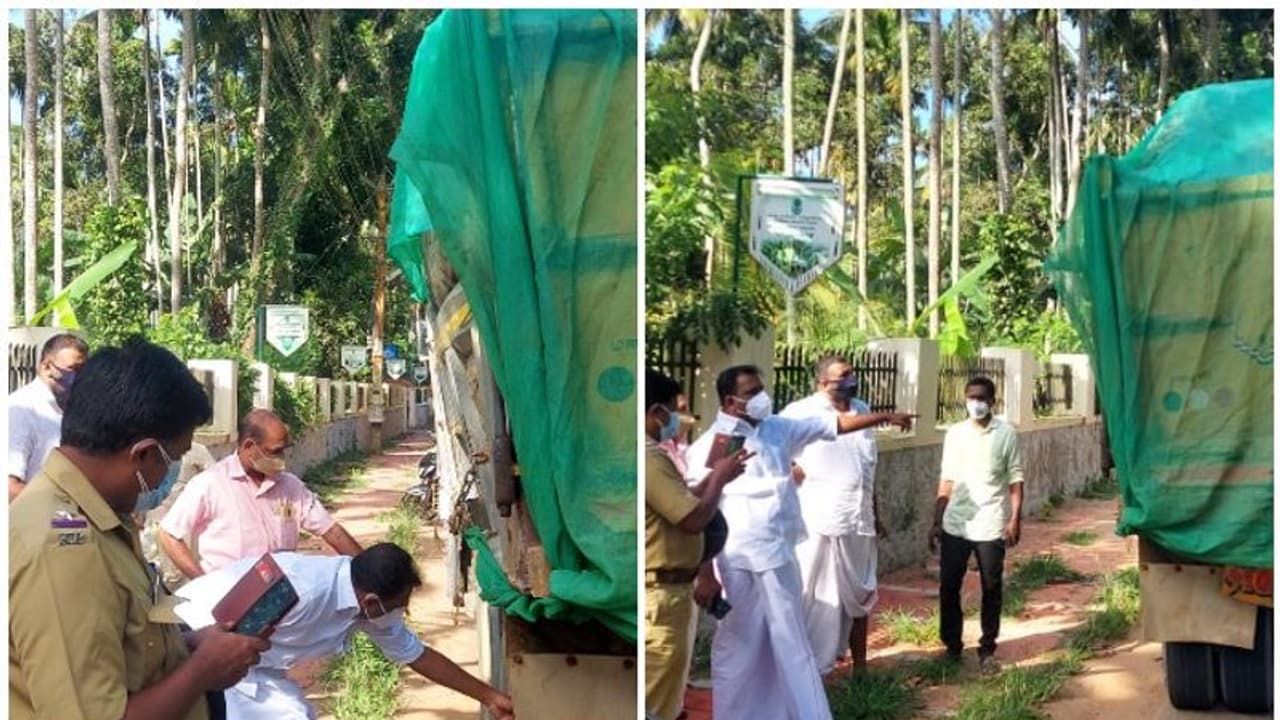 നിയമം ലംഘിച്ച് കൂറ്റൻ പാറകളുമായി ടിപ്പർ; പിടികൂടി പൊലീസില്‍ എല്‍പ്പിച്ച് എംഎല്‍എ