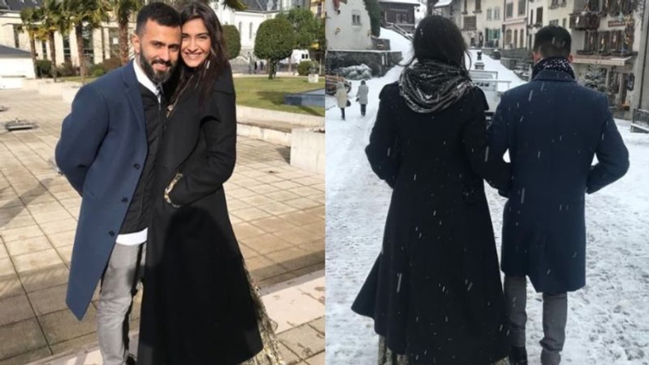 'ഏത് കാലാവസ്ഥയിലും ഒന്നിച്ച്', ഭര്ത്താവിനൊപ്പമുള്ള ഫോട്ടോ പങ്കുവെച്ച് സോനം കപൂര് 'ഏത് കാലാവസ്ഥയിലും ഒന്നിച്ച്', ഭര്ത്താവിനൊപ്പമുള്ള ഫോട്ടോ പങ്കുവെച്ച് സോനം കപൂര്