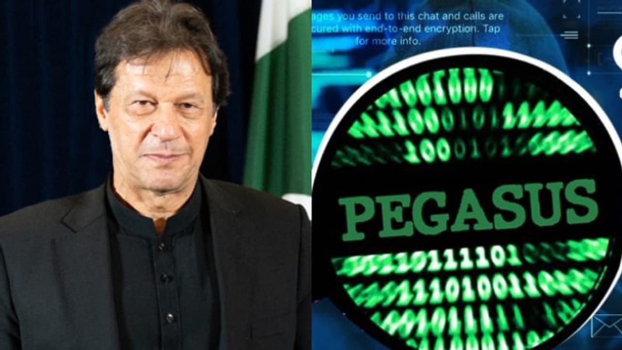 Pegasus कांडः पाकिस्तान का दावा पीएम इमरान खान के साथ 100 नंबर थे सर्विलांस पर Pegasus कांडः पाकिस्तान का दावा पीएम इमरान खान के साथ 100 नंबर थे सर्विलांस पर