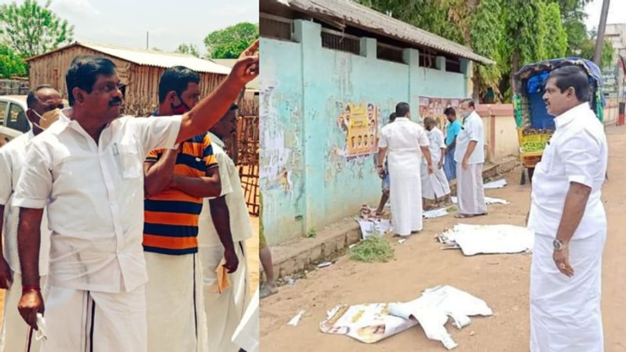 സ്കൂളിന്റെ മതിലില് എംഎല്എയ്ക്ക് ആശംസാ പോസ്റ്റര്; പ്രവര്ത്തകര്ക്ക് ശകാരം പിന്നാലെ മതില് വൃത്തിയാക്കി എംഎ സ്കൂളിന്റെ മതിലില് എംഎല്എയ്ക്ക് ആശംസാ പോസ്റ്റര്; പ്രവര്ത്തകര്ക്ക് ശകാരം പിന്നാലെ മതില് വൃത്തിയാക്കി എംഎ