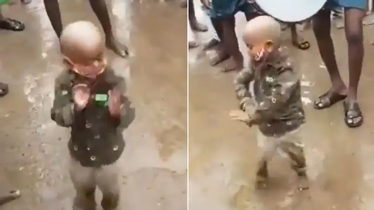 Little boy shows dancing skills like a pro, takes the internet by storm; Watch video