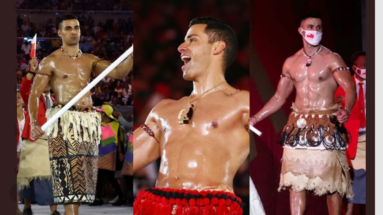 2016, 2018 & 2020: Tonga's taekwondo star walks shirtless during the Olympics Parade; netizens react 2016, 2018 & 2020: Tonga's taekwondo star walks shirtless during the Olympics Parade; netizens react