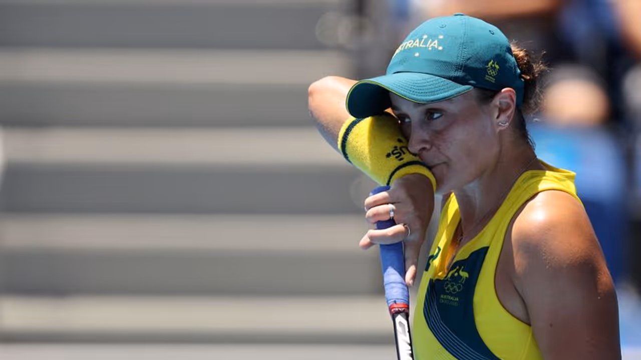 Tokyo Olympics: Ashleigh Barty knocked out in opening round of women's singles Tokyo Olympics: Ashleigh Barty knocked out in opening round of women's singles
