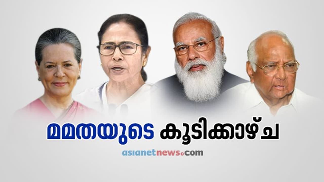 മോദി ദീദി കൂടിക്കാഴ്ച ഇന്ന്; പ്രതിപക്ഷ നിര ശക്തമാക്കാനും മമതയുടെ നീക്കം, സോണിയയേയും പവാറിനെയും കാണും മോദി ദീദി കൂടിക്കാഴ്ച ഇന്ന്; പ്രതിപക്ഷ നിര ശക്തമാക്കാനും മമതയുടെ നീക്കം, സോണിയയേയും പവാറിനെയും കാണും