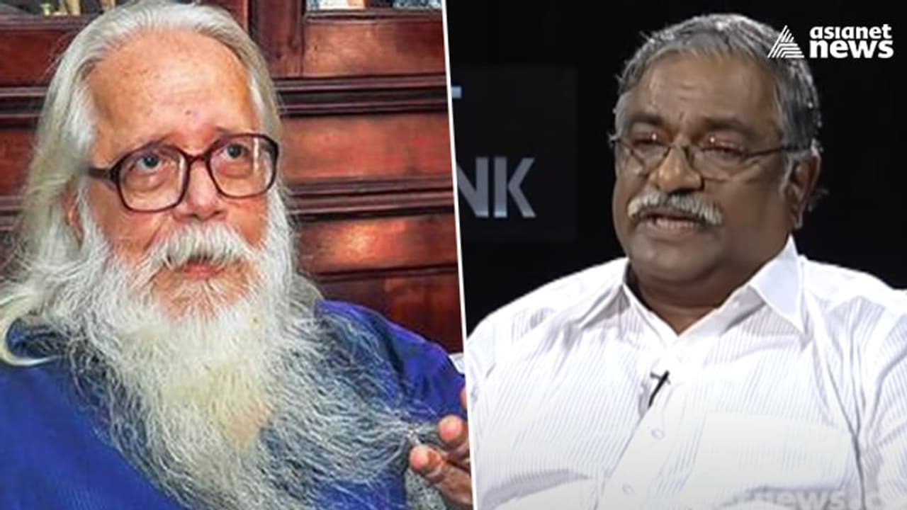 ഐഎസ്ആർഒ ചാരക്കേസ് ഗൂഡാലോചന; നമ്പി നാരായണനെതിരായ എസ് വിജയൻ്റെ ഹർജി കോടതി തള്ളി ഐഎസ്ആർഒ ചാരക്കേസ് ഗൂഡാലോചന; നമ്പി നാരായണനെതിരായ എസ് വിജയൻ്റെ ഹർജി കോടതി തള്ളി